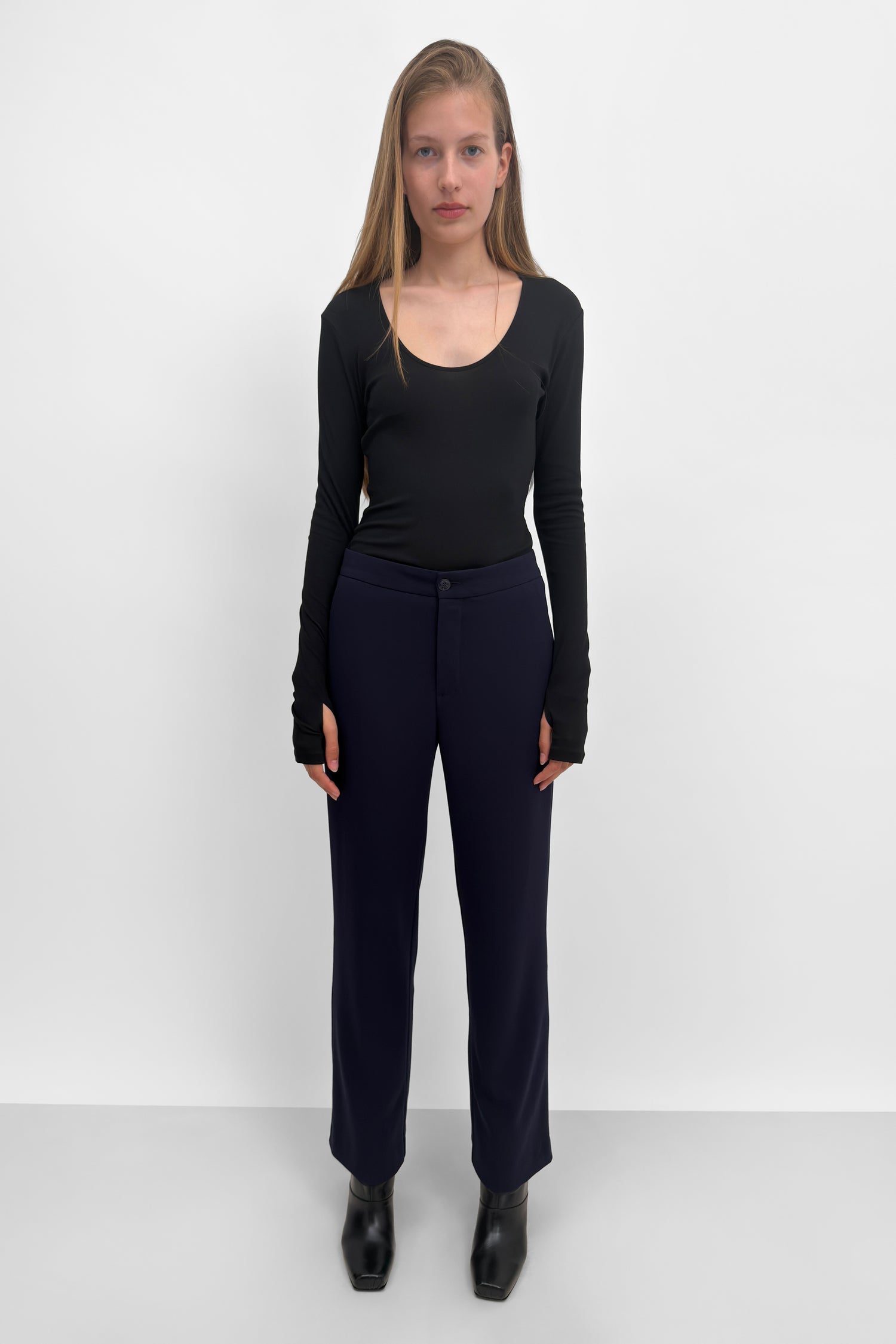 The Hutton scoop neck jersey dance top