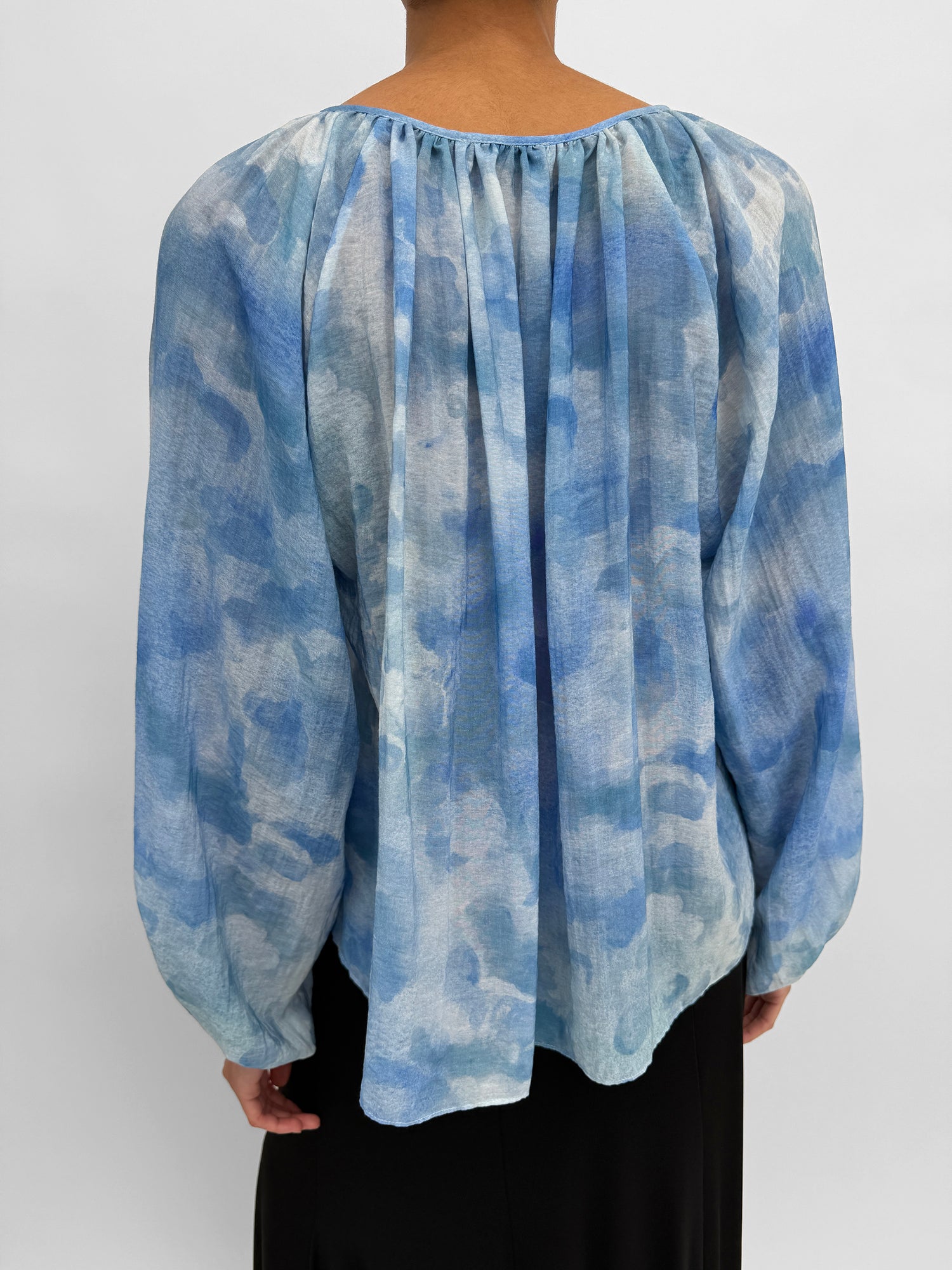 The Phoebe blouse in Clouds