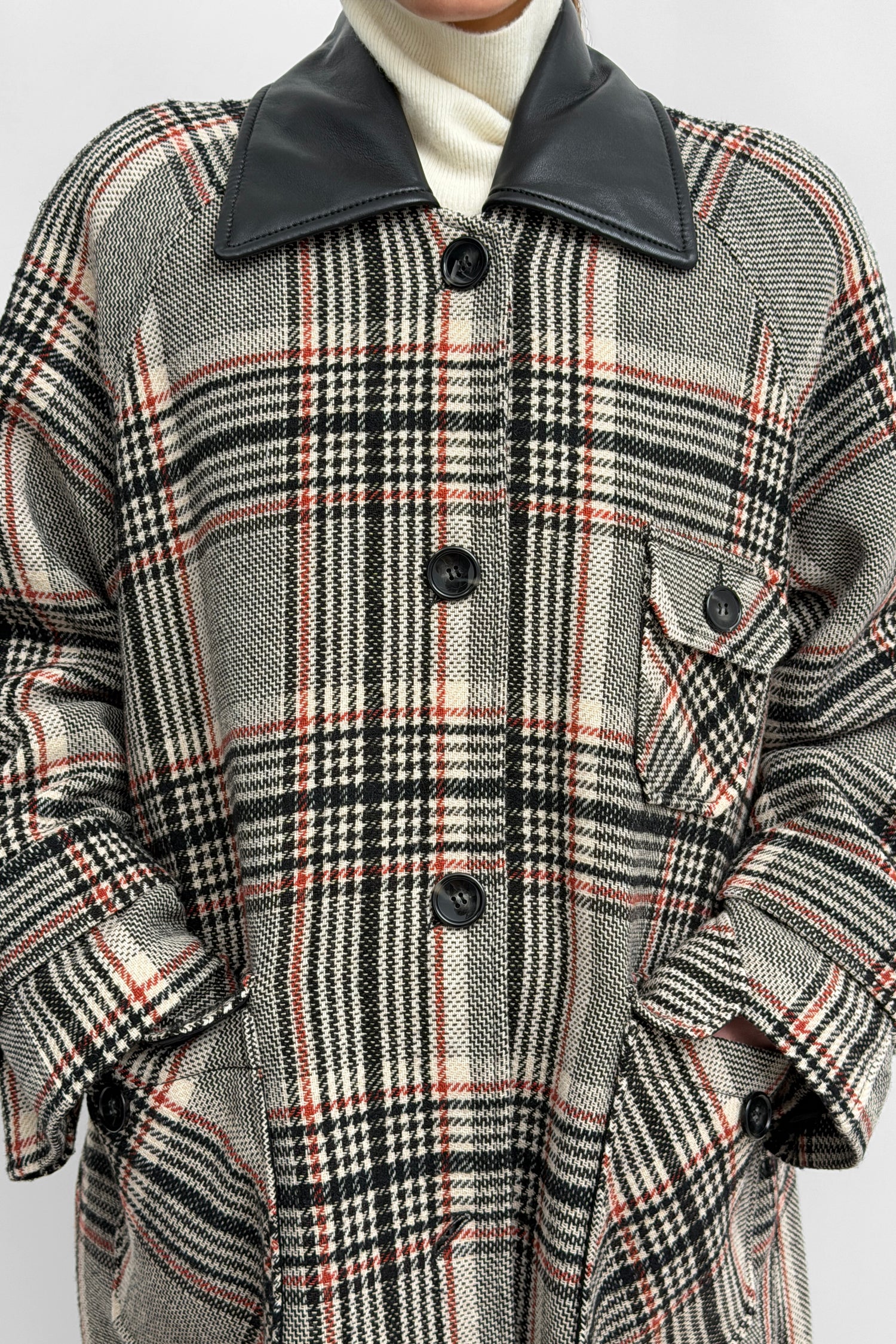 The Yuna checked coat