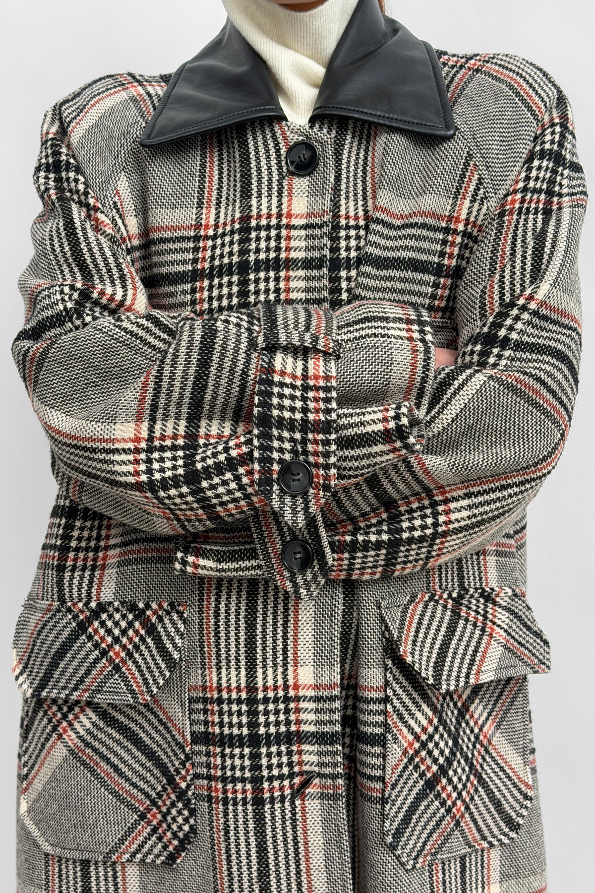 The Yuna checked coat