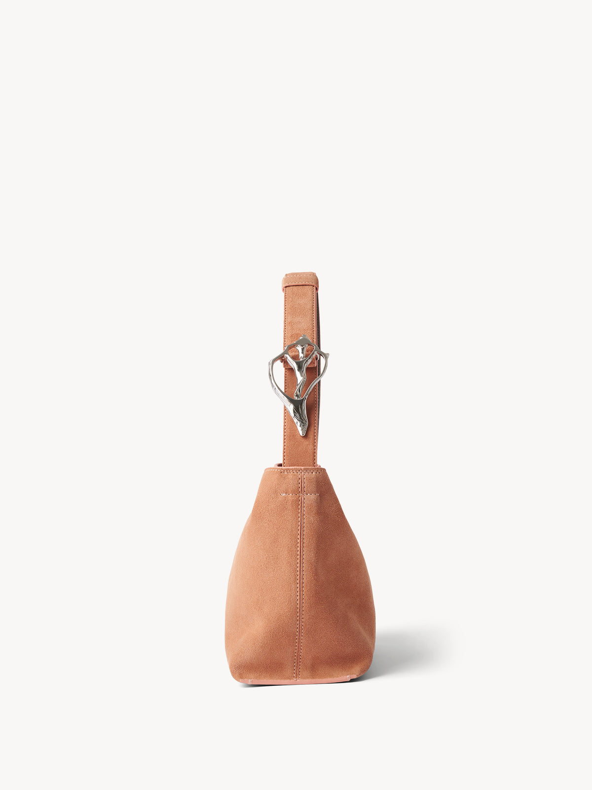 The Seashell suede mini tote