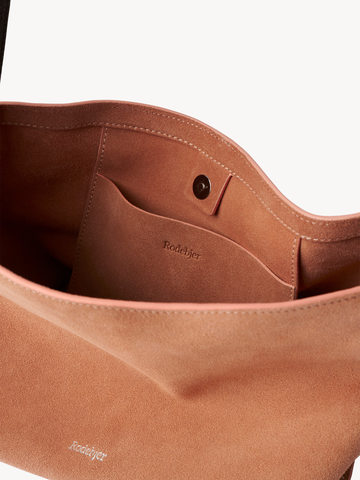 The Seashell suede mini tote