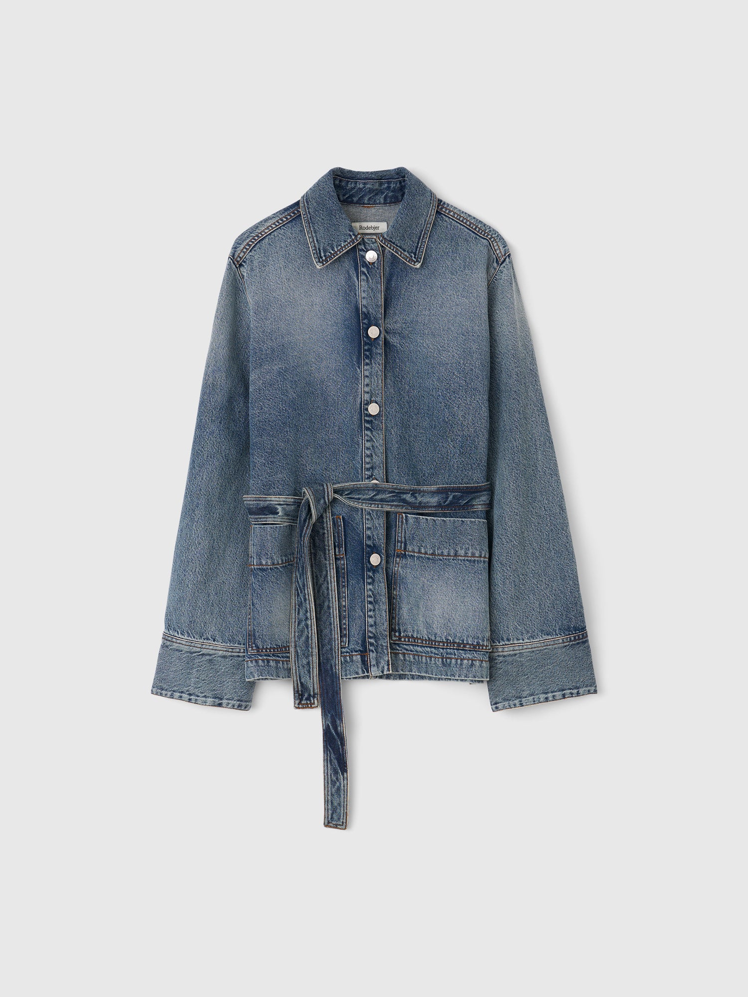 The Pico washed denim overshirt