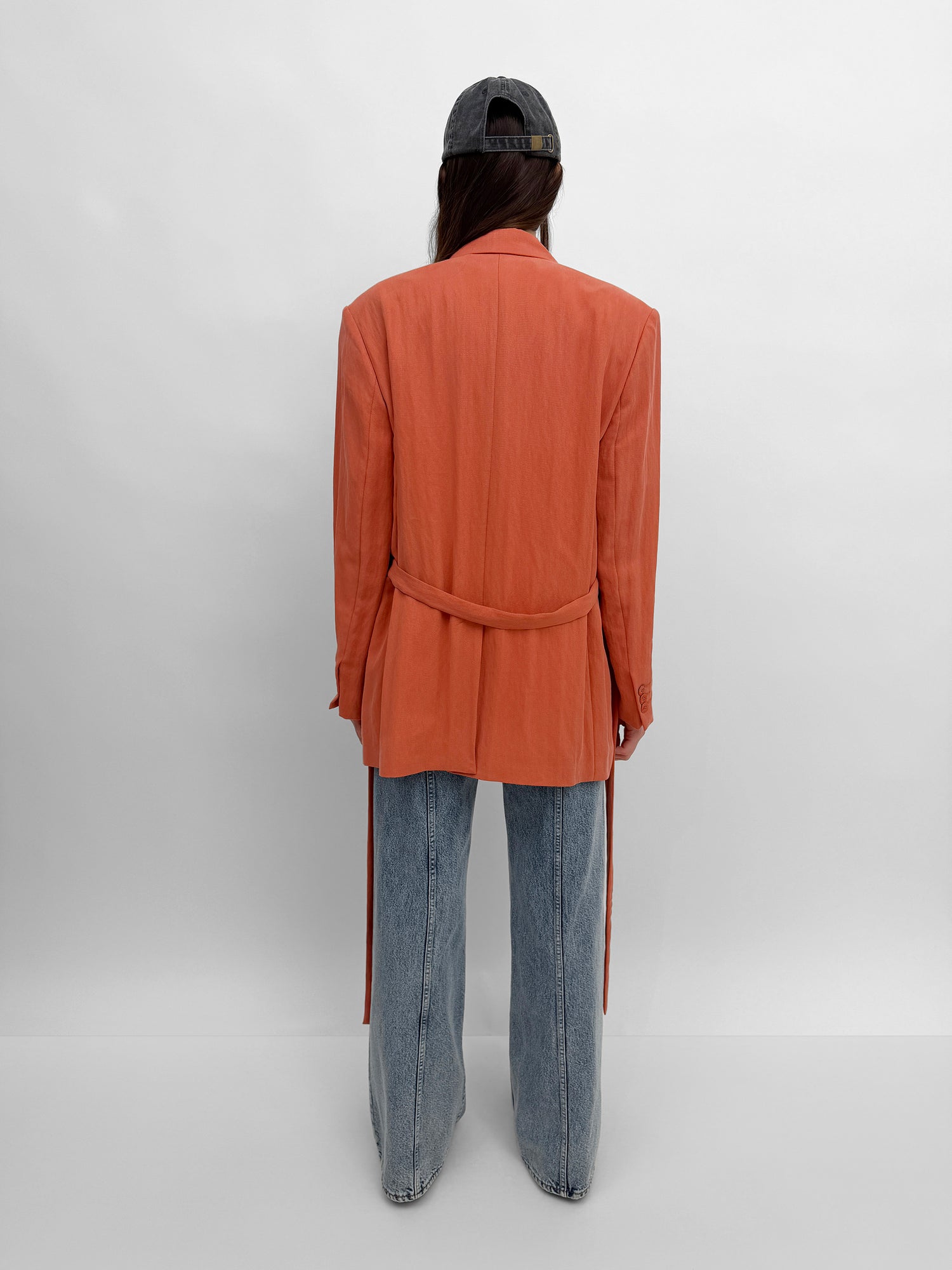 The Stand tencel oversized blazer