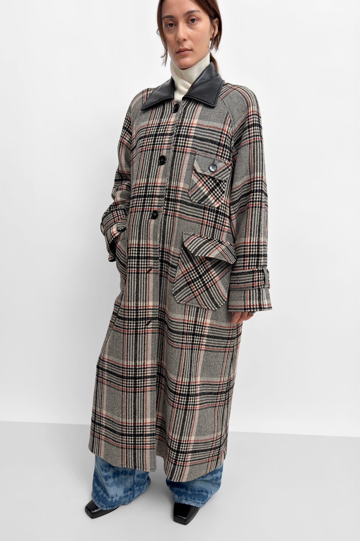 The Yuna checked coat