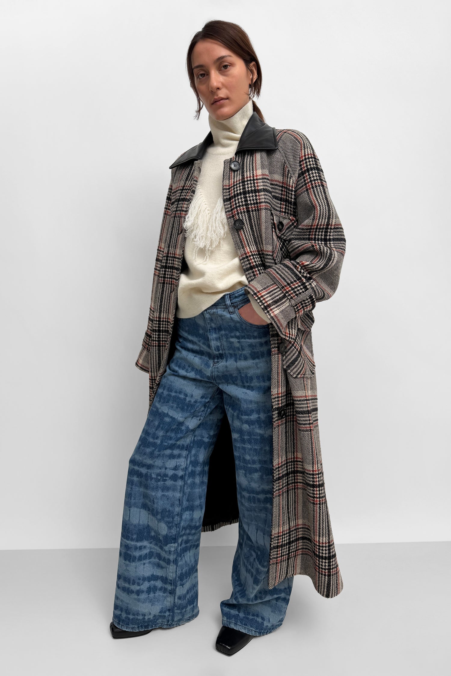 The Yuna checked coat