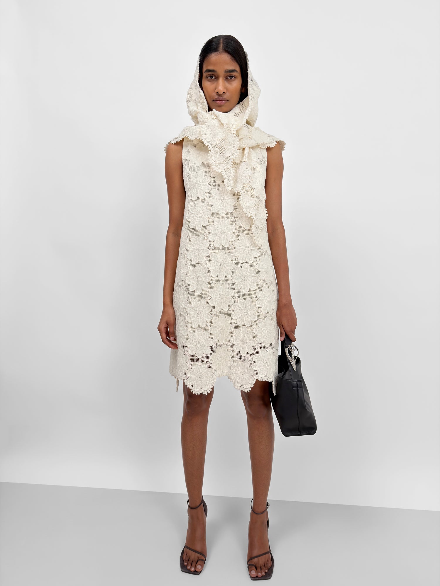 The Josefin crafted crochet lace table runner